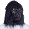 Party Masks Halloween Latex Gorilla Mask Vuxen Full Face Funny Animal Mask Monkey Halloween Party Cosplay Props 230313