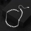 Anklets Orsa Jewels 925 Sterling Silver 4mm Round Plate Chain anklet 14k Gold Plated Jewelry for Women Birthday Gift SA25 230313