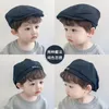 Kapaklar Şapkalar Kore tarzı bebek erkek erkekler moda mektupları nakış zirvesi kapak çocukları gündelik şapkalar 230313