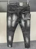DSQ Phantom Turtle Men's Jeans Classic Fashion Man Jeans Hip Hop Rock Moto Mens Casual Design Ripped Jeans Ejressed Skinny Denim Biker Jeans 2040