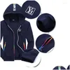 Herrspårar Mens 2022 The Hoodie Sportswear Spring Set Sweatshirt Track and Field Suit Jogger Stor storlek Autumn Jacket Drop Del Dhc6g