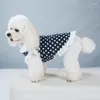 Abbigliamento per cani Gonne Dot Pet Dress For Princess Sling Gonna per gatti Abiti da sposa Abiti per cani di taglia piccola e media Ropa Perro