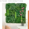 Dekorative Blumenkränze Wanddekoration 1 Stück gefälschte grüne Pflanze Rasensimulationsblume Kunstrasen 230313