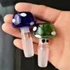 Tubi di fumo Mushroom Bubble Bong di vetro Accessori Tubi di fumo colorati mini multi-