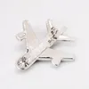 Brooches Fashion Plane Shape Brooch Pin Badge Natural Shell Aircraft Airplane Sweater Corsage For Women Men Jewelry Gifts