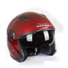 Capacetes Capacetes de motocicletas jiekai 512 Homens de capacete mulheres Mulheres de bicicleta elétrica Visors de lente dupla Scooter Cascos Motorbike Moto Bike Celmets1 Drop