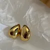 Stud Brass With 18 Gold Real Water Drop Beads Earrings Women Jewelry Party Boho T Show Gown Runway Rare Korean Japan Trendy 230313