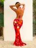 Badebekleidung Sexy Zebrastreifen 3-teiliges Bikini-Set Sommer-Strandbekleidung Triangel-Bikini-Badeanzug mit Strandrock Bademode Cover-up A1554 230313