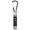3 en 1 Multifonction Mini Pointeur de Lumière Laser Torche LED Lampe de Poche Porte-clés UV