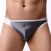 Underpants Brand Men Briefs Underwear Man Panties Sexy Low-Rise U Convex Gay Cuecas Half Hollow Penis Pouch Bikini Jockstrap