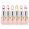 Lippenstiftbloemgelei Langdurige voedzame lipgloss balsem lippen moisturizer magische temperatuur kleur verandering groothandel make -up drop dhprk