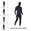 Women's Swimwear Man Hooded Wetsuit Long Sleeve Portable Full Body For Kayaking Diving