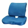 Cuscino/sedile decorativo in memory foam ortopedico coccige sedia da ufficio supporto vita posteriore set di cuscinetti per massaggio dell'anca dell'auto