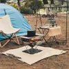 Buitenkussens Vuurkuilmat Mat brandwerende kampeerkachel Grill Deken voor gemalen patio dek Lawn Camping Fiberglass Ember