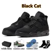 Designer 2023 Mens Basketball Shoes 4 4s IV Black Cat Top Jumpman Vivid Sulfur Olive Big Size 13 University Blue Bred Men Women Athletic Outdoor Sneakers 36-47