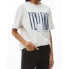 2023 Nuovi designer T-shirt da donna T-shirt a maniche corte maglietta di moda maglietta di moda grande lettera in schiuma versione stampata versione stampica