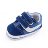 Newborn first walker Baby Boy Girl Crib Plaid Print Shoes Canvas Pram Shoes Prewalker Anti Slip Soft Sole Trainers Sneaker 0-18M