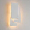 Lâmpada de parede 12W arandelas LED Interior Interior Lâmpadas montadas contemporâneas com concha de alumínio para o quarto interno El Light