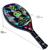 Racchette da tennis GAIVOTA Racchetta da spiaggia in fibra di carbonio 12K edizione limitata highend con pellicola laser 3D tecnologia olografica a colori reali 1 pz 230311