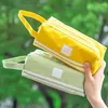 Double Layer Large Capacity Canvas Pencil Case Colorful Bags For Kids Students Office School Storage Bag