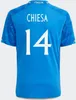 Italys voetbaltruien 2023 2024 Italiaanse truien Scamacca Immobile Chiesa voetbal shirts 23 24 Raspadori Jorginho Barella Bastoni Frattesi Maglia Italiana Home