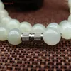 Chains CYNSFJA Real Rare Certified Natural Bead Jade Necklaces Women Amulets Hetian Nephrite High Quality Elegant Birthday Gifts