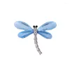 Broches Dragonfly pins Crystal Insect Broche Rhinestone Decor voor mannen vrouwen cadeau doek bruiloft feestjurk sieraden accessoires