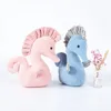 Jouet en peluche doux cheval de mer en peluche poupée animaux poissons jouets hippocampe Couple poupées oreiller décor à la maison cadeaux pour enfants filles LA554