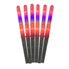 LED verlicht de suikerspin Kegels kleurrijk gloeiende marshmallow sticks ondoordringbare kleurrijke marshmallow gloedstick DH3017