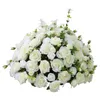 Dekorativa blommor kransar 60 cm bröllopsväg leder stor blommor bollsimulering Silk Flower Rose Wedding Stage Roman Kolumn Blomma Dekoration Anpassad 230313