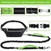 Dog Collars Hands Free Leash For Running Walking Jogging Training Hikin Adjustable Harness Collar Lead Medium Large Dogs