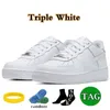 Lage 1 Casual schoenen Designer Shadow Mens Shoe Men Women Triple White Black Spar