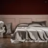 Bedding Sets Mulberry Silk Set Grade Luxury Ambos os lados 25 mamã