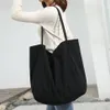 女性のビッグキャンバスショッピングバッグ再利用可能なソイルドエクストラ大きなトートの食料品バッグエコ環境買い物客の若い女の子のためのショルダー2276E