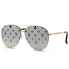 40% OFF Luxury Designer New Men's and Women's Sunglasses 20% Off 0997 ins style metal sun-shading advanced mesh red