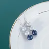 Dangle Earrings 925 Sterling Silver Natural Cultured Freshwater Pearl Hook Drop For Women 2023 Trend Handmade Fashion Jewelry Gift