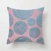 Kussen rose goud kussensloop balans print decoratieve roze deksel perzikhel gooi sofa decor home textiel 45 45 cm/pc