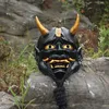 Masques de fête Masque décoratif Halloween Horreur de style japonais Cosplay Prajna Résine Terror Ukiyo peinture Tengu Wall Pendant Shop Decoration 230313