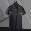 Roupas de marca Clothing Designer de luxo Camisa pólo masculino colar de algodão casual colar