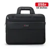 Briefcases Waterproof Black Briefcase Men Business Travel 14 16 Inches Laptop Oxford Shoulder Strap Messenger Bag 4 Styles