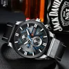 Orologi da polso CURREN Orologio da uomo Top Brand di lusso in pelle luminosa da uomo Casual Sport Moda Cronografo impermeabile Relogio Masculino 230311