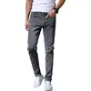 Jeans da uomo Moda Jeans da uomo casual elasticizzati di alta qualità Jeans skinny Jeans da uomo in denim blu nero grigio Pantaloni da uomo Pantaloni di marca 230313