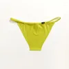 Underpants One-Piece Seamless Men's Underwear Ice Silk Sexy Brief Male Soft Comfortable Slip Elastic Tight Gay Panties