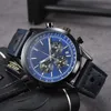 2024 New Mens Watch Quartz Luxury Navitimer B01 DIAL العلامة التجارية Chronograph Belt Strap Strap Wristwatch Wristwatch Breitling 0960