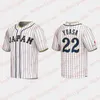 مخصص 2023 WBC Japan World Baseball Classic Lars Nootbaar 16 Shohei Ohtani Jersey Yu Darvish Seiya Suzuki Roki Sasaki Takuya Kai Shugo Maki