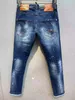 DSQ Phantom Turtle Men's Jeans Classic Fashion Man Jeans Hip Hop Rock Moto Mens Discal Design Jeans Juted Skinny 278b