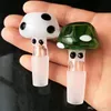 Tubi di fumo Mushroom Bubble Bong di vetro Accessori Tubi di fumo colorati mini multi-