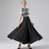 Stage Wear Fashion Sexy Ballroom Dance Dress Women Modern Lopard Waltz Dacing Practice Costiums