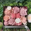 Decorative Flowers Wreaths 50 Pack of Sola Wood Flower Assortment For Home Decor/All Special Occasions G816C99N 230313