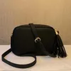 2020 Luxurys Designers Tassel Handväskor Bag Women Leather Soho Bag Disco Axo Shoulder Bag fringed Messenger Purse Designer Crossbody Bags Wallet 2023